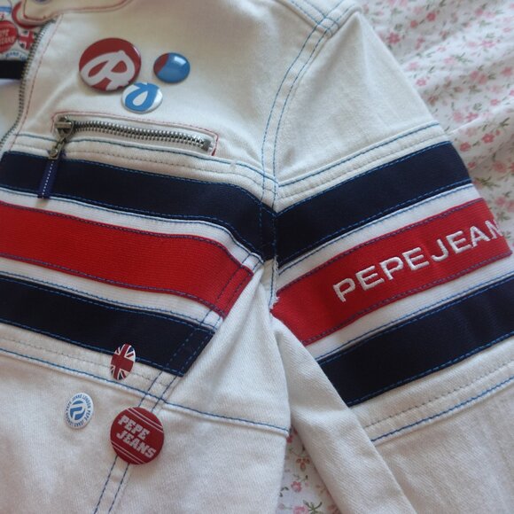 Cropped Pepe Jeans London Denim Jacket - Picture 2 of 7